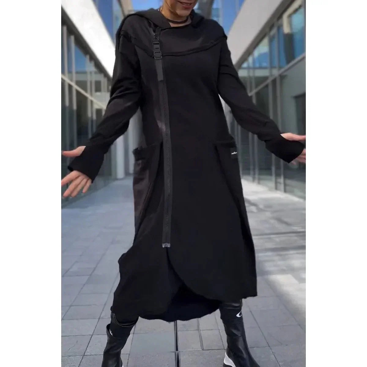 Adelia™ – Jurk met Lange Mouwen