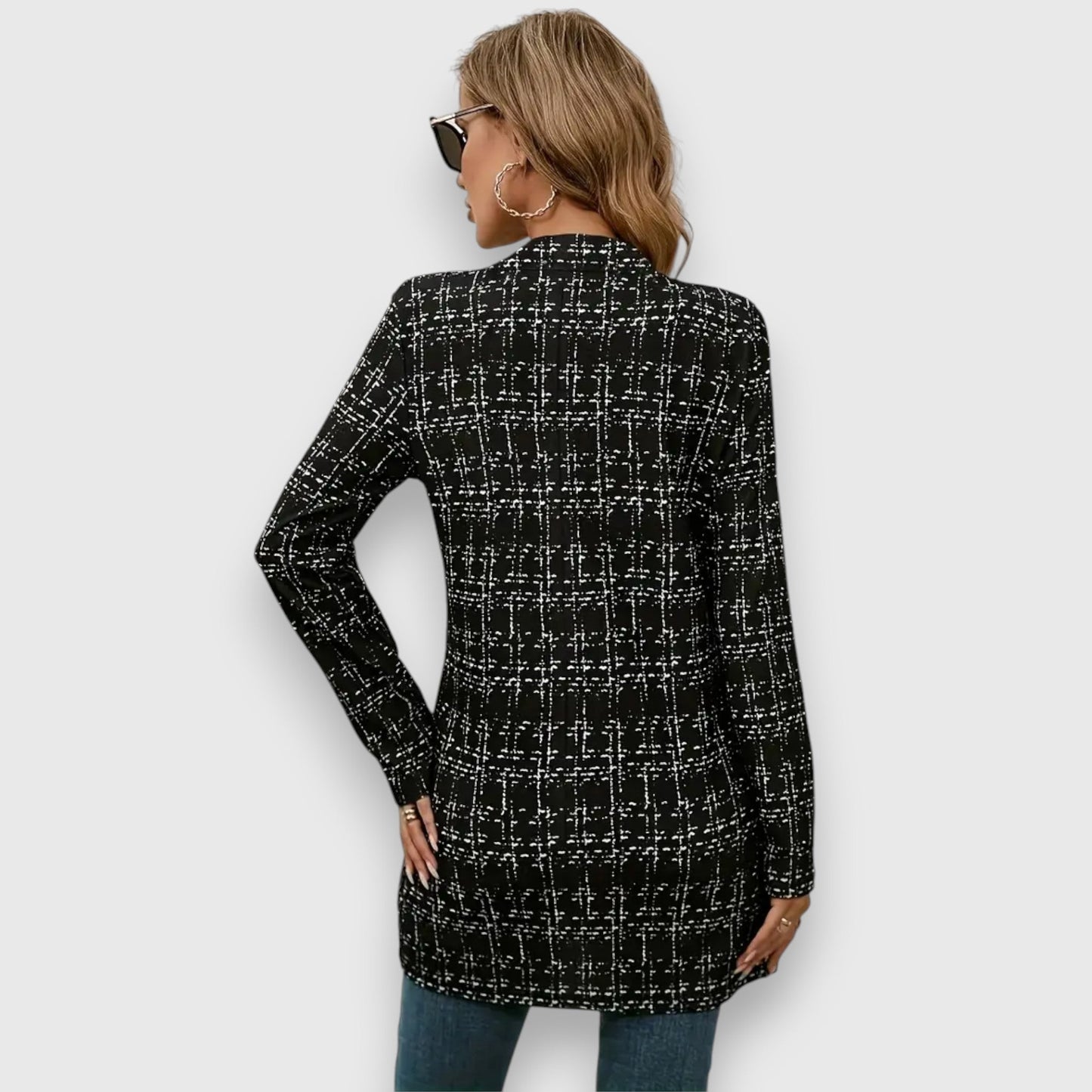 Elyna™ – Geruite Werkblazer