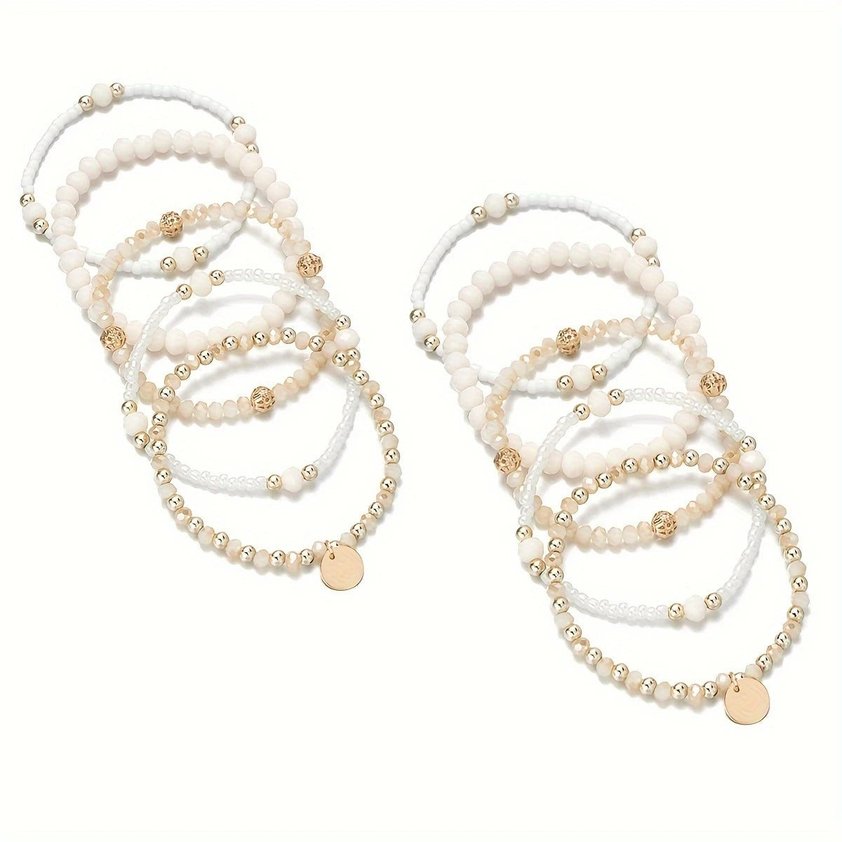 Betoverende Boho Armbandenset | Samen tegen borstkanker