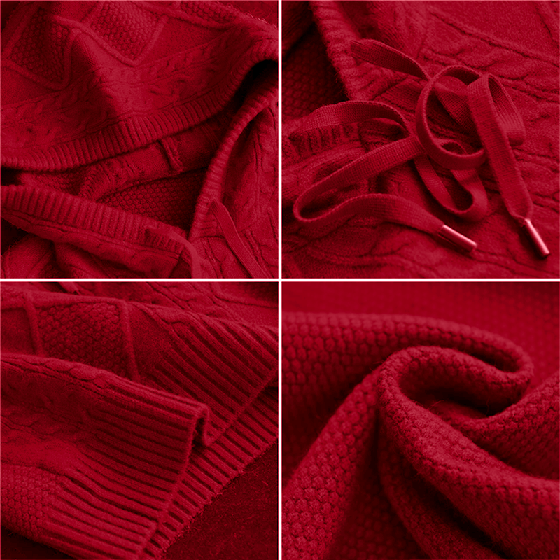 Leonie™ – Jacquard Trui met Capuchon