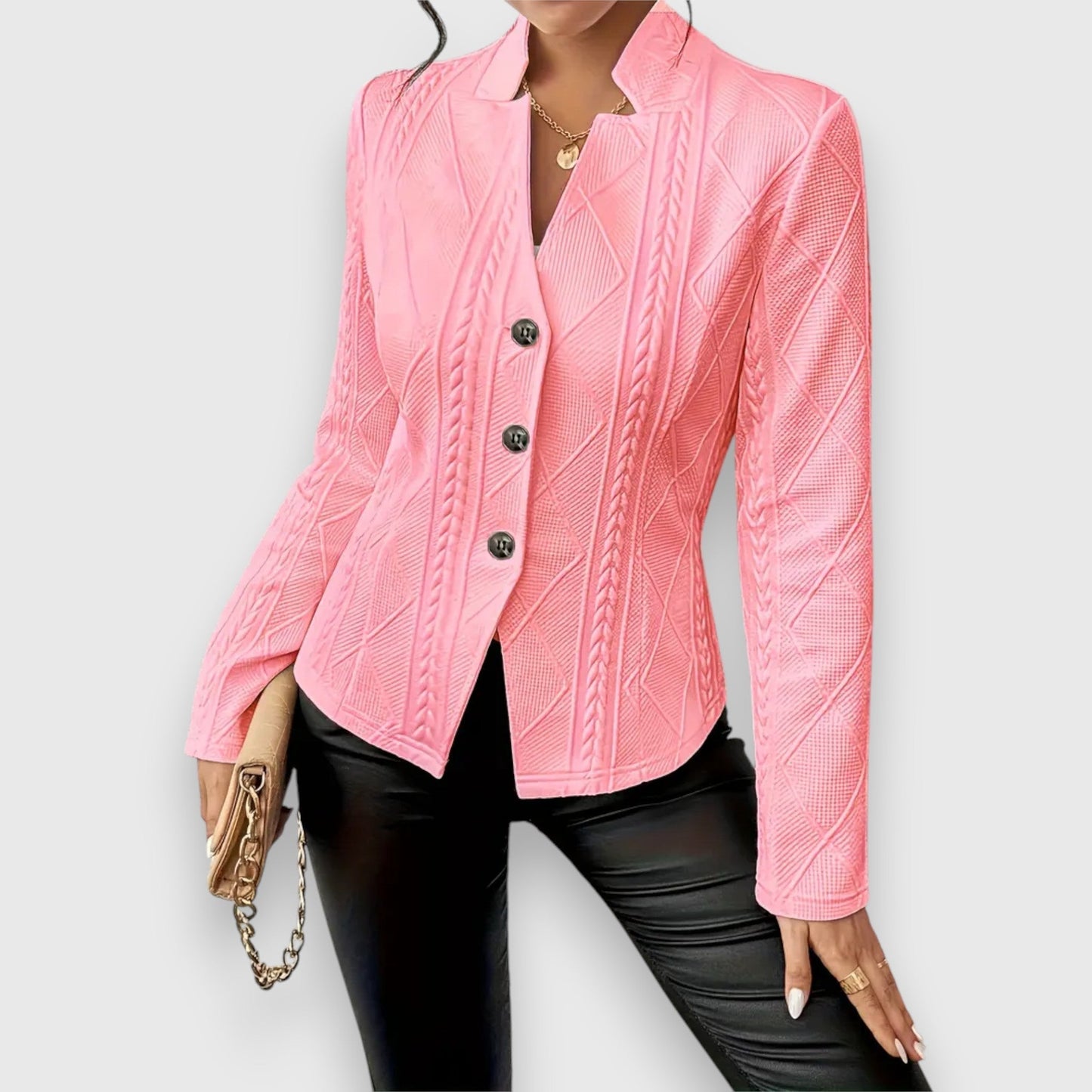 Serena™ – Blazer met Textuur