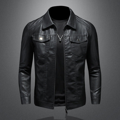 Laurence™ – Klassiek leren motorjack