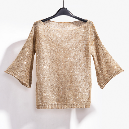 Yera™ – Glanzende Casual Trui