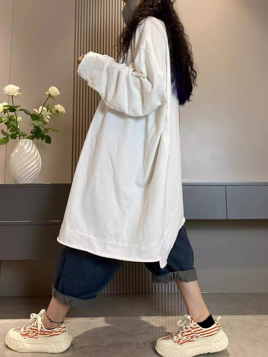 Anita™ – Katoenen lang shirt met ronde hals