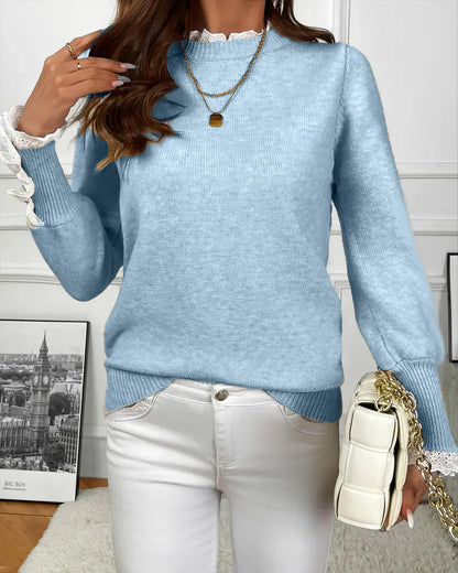Teresa™ – Elegante Trui met Kantafwerking