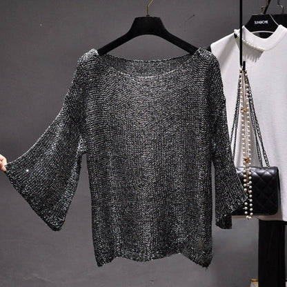 Yera™ – Glanzende Casual Trui