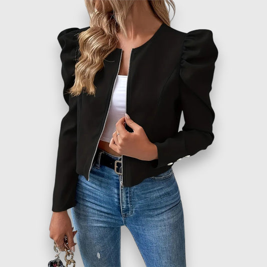 Lea™ – Blazer met Pofmouwen