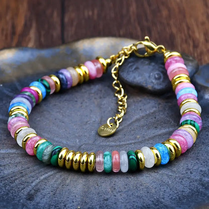 Kleurrijke Harmonie Armband | Samen tegen Borstkanker