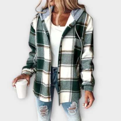 Claudia™ – Geruite Hoodie