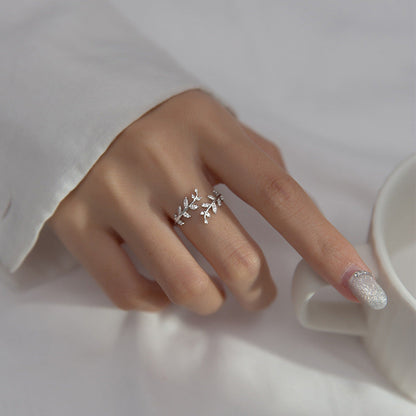 Elegante Wijnstok Ring | Samen tegen Borstkanker