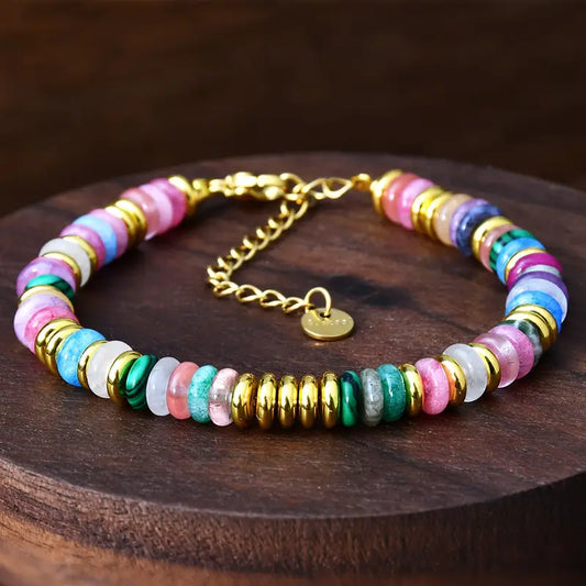 Kleurrijke Harmonie Armband | Samen tegen Borstkanker
