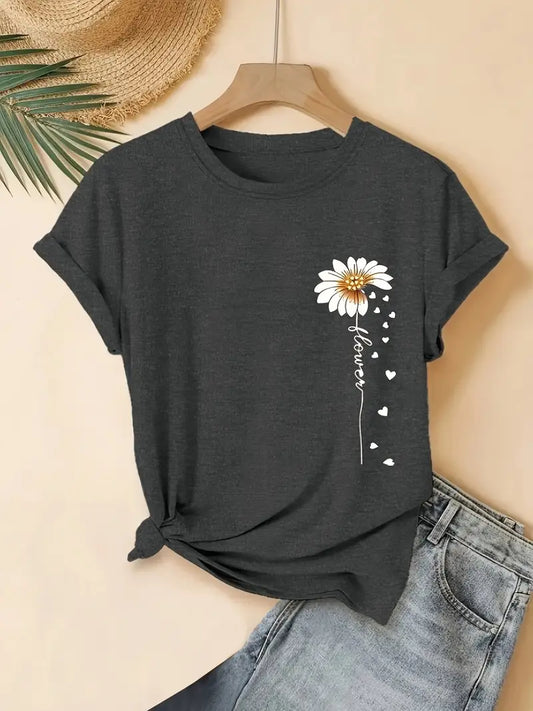 Bloemenliefde T-Shirt | Samen tegen Diabetes