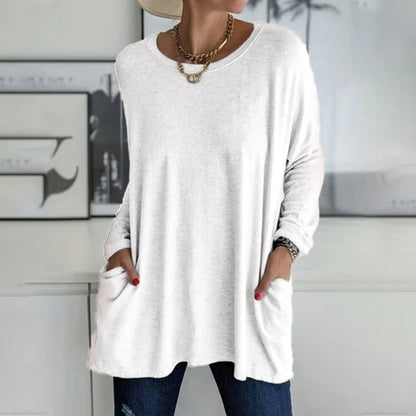 Aeira™ – Casual top met lange mouwen