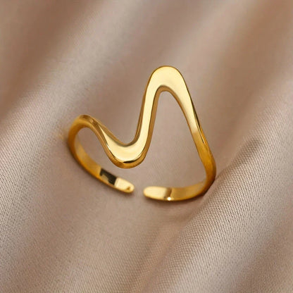 Geometrische Golf Ring | Samen tegen Borstkanker