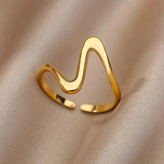 Geometrische Golf Ring | Samen tegen Borstkanker