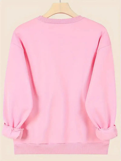 Zachtroze droom Sweater | Samen tegen borstkanker