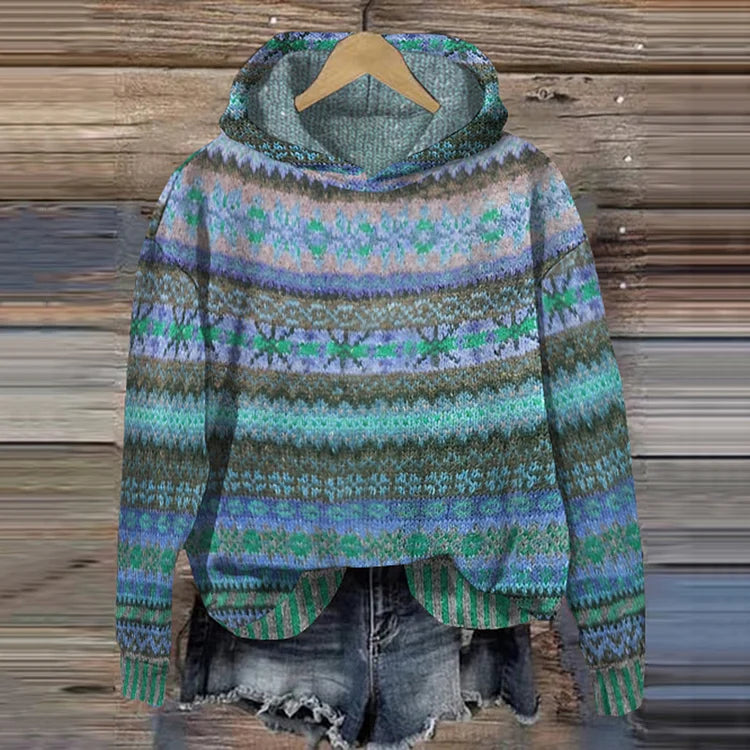 Gaby™ – Etnische Retro Hoodie