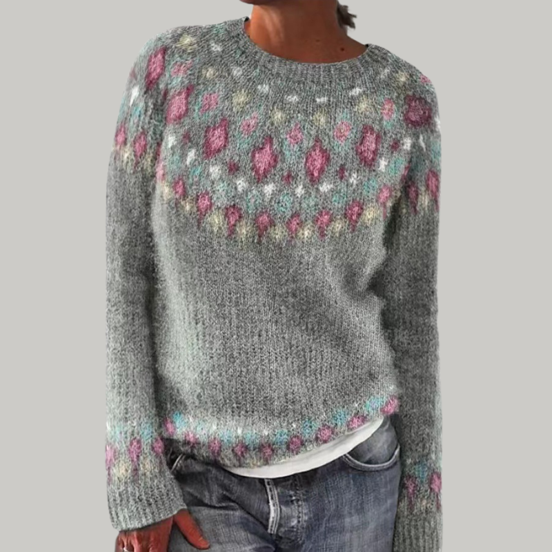 Candace™ – Gebreide Wintertrui met Patroon