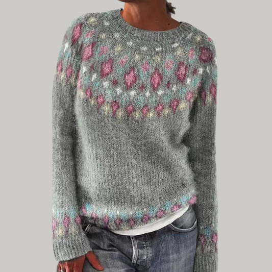 Candace™ – Gebreide Wintertrui met Patroon