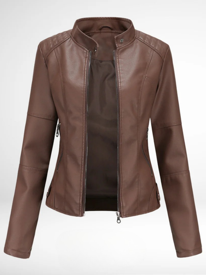 Sienna™ – Luxe Leren Jas