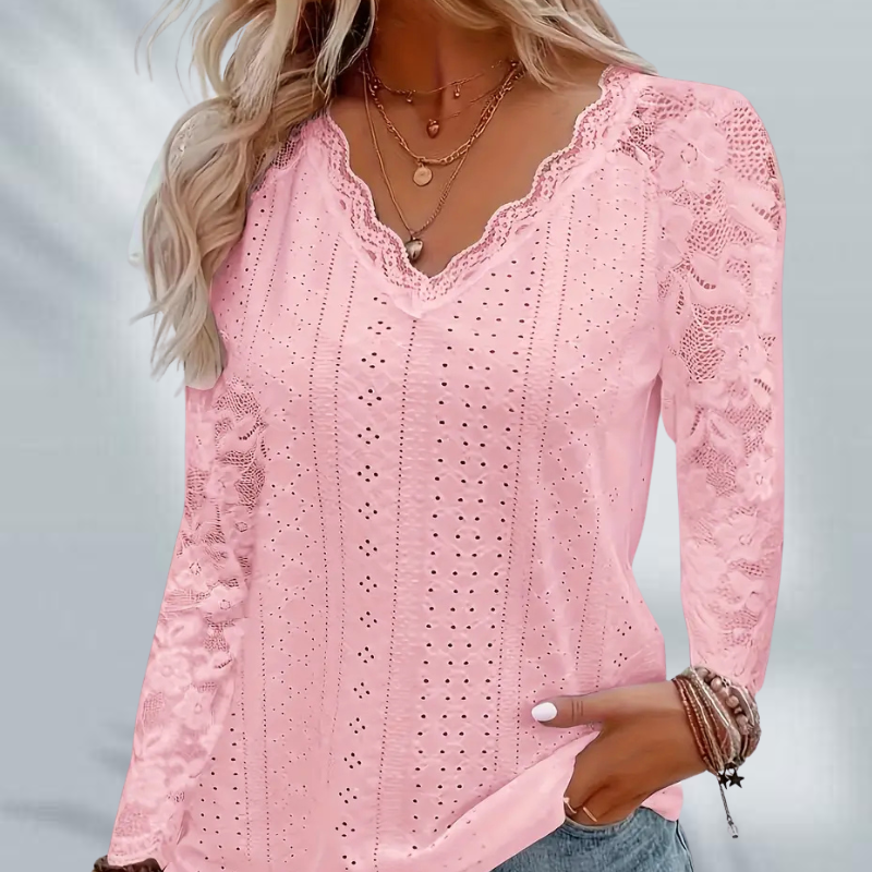 Comfortabele Longsleeve Top | Samen tegen Borstkanker