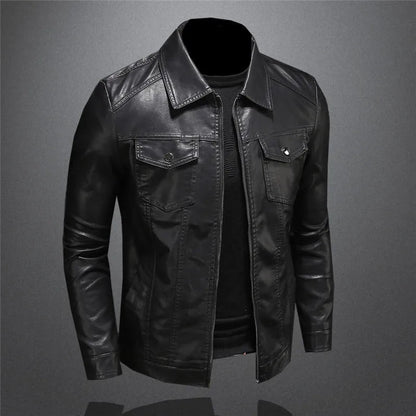 Laurence™ – Klassiek leren motorjack