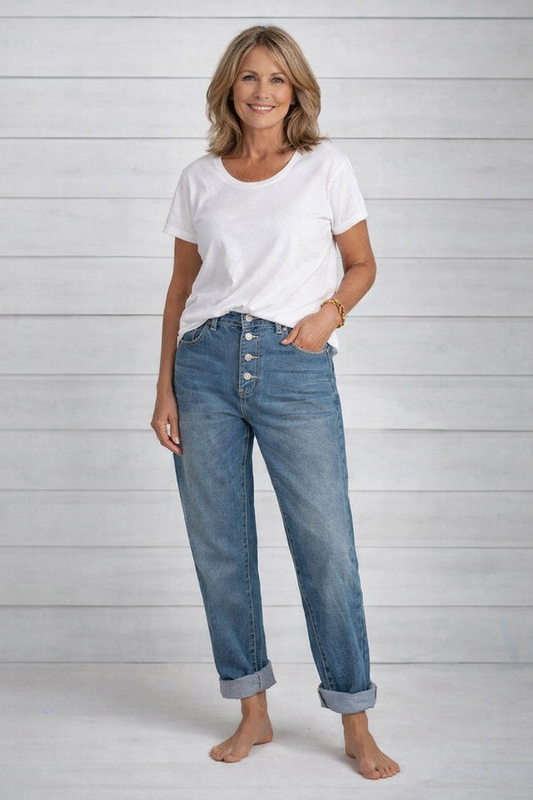 Alana™ – Jeans met hoge taille