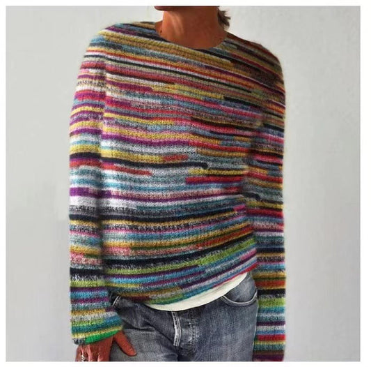 Carola™ – Casual Gebreide Trui met Patroon