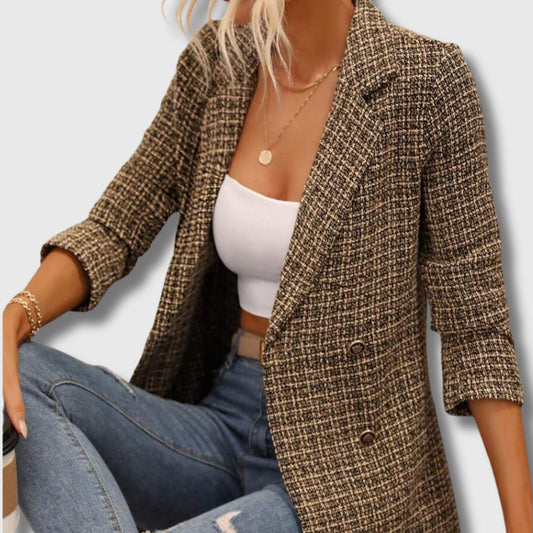 Sabine™ - Chique tweed blazer