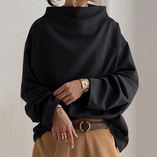 Elly™ – Stijlvolle Wintertop met Hoge Hals