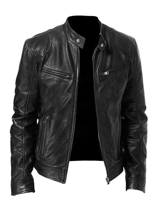 Fidel™ – Leren motorjack