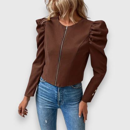 Lea™ – Blazer met Pofmouwen