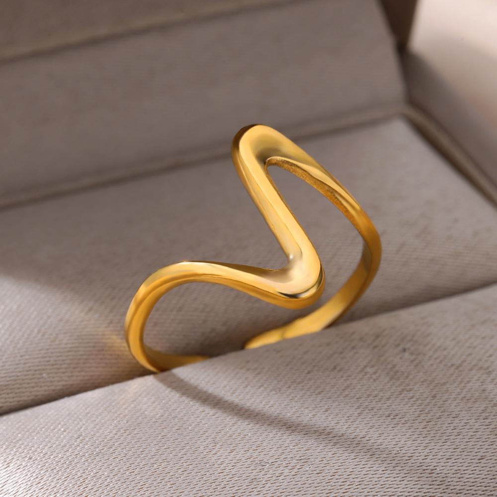 Geometrische Golf Ring | Samen tegen Borstkanker