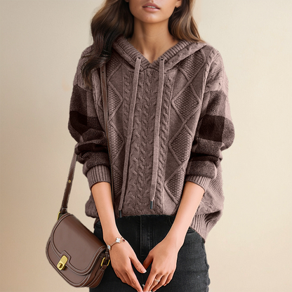 Leonie™ – Jacquard Trui met Capuchon