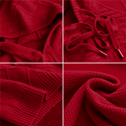 Leonie™ – Jacquard Trui met Capuchon