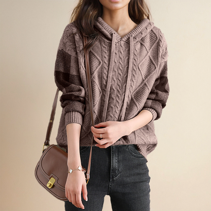 Leonie™ – Jacquard Trui met Capuchon