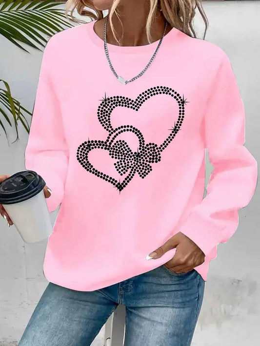 Sprankelend Hart Sweatshirt | Samen tegen Borstkanker