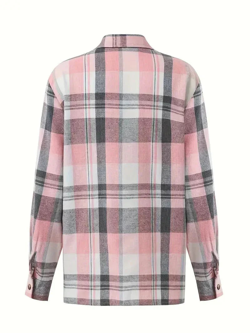 Zomers Geruit Shirt | Samen tegen borstkanker