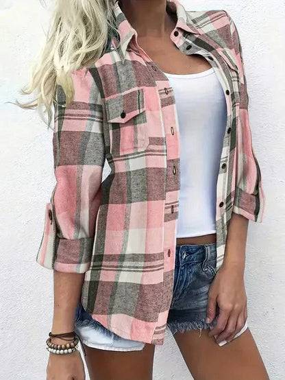 Zomers Geruit Shirt | Samen tegen borstkanker