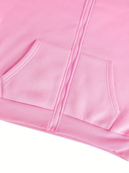 Bewustwording Rits Hoodie | Samen tegen Borstkanker